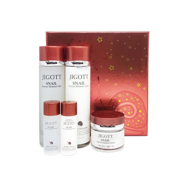 Набор с муцином улитки Jigott Snail Moisture Skin Care 3 Set